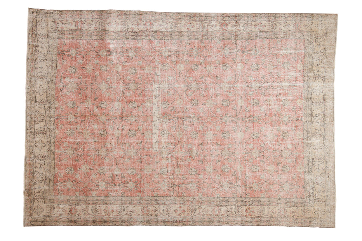 RESERVED 7x10 Vintage Distressed Sparta Carpet // ONH Item 10062