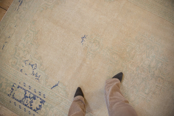 6.5x9.5 Vintage Distressed Oushak Carpet // ONH Item 10065 Image 1