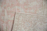 A view of the hand-knotted reverse and secured selvedge on a vintage Sparta carpet.