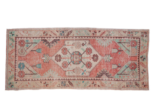 2.5x5.5 Vintage Distressed Oushak Rug Runner // ONH Item 10072