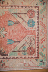 2.5x5.5 Vintage Distressed Oushak Rug Runner // ONH Item 10072 Image 4