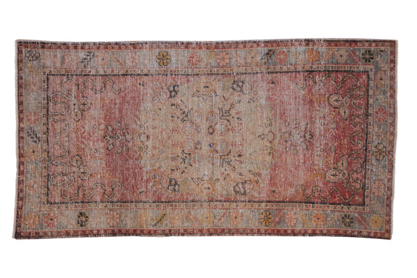 3x5.5 Vintage Distressed Oushak Rug // ONH Item 10075