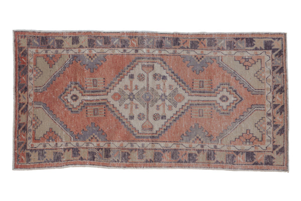 2.5x5.5 Vintage Distressed Oushak Rug Runner // ONH Item 10077