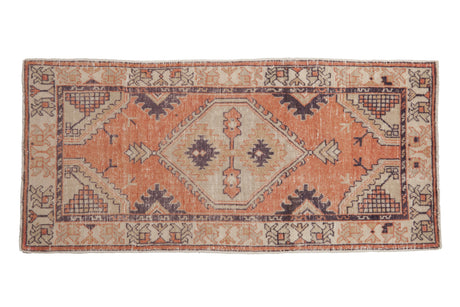 2.5x5 Vintage Distressed Oushak Rug Runner // ONH Item 10080