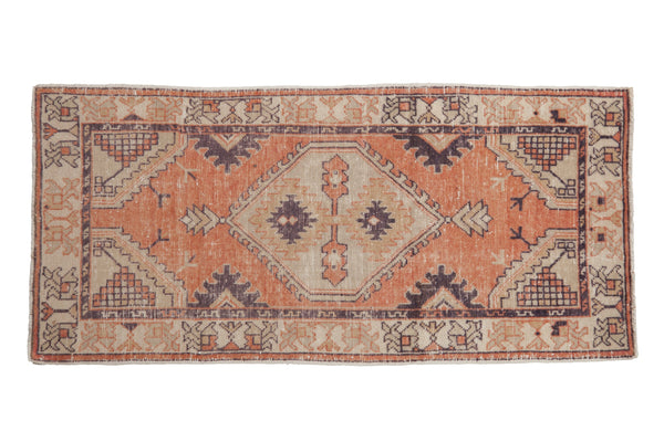 2.5x5 Vintage Distressed Oushak Rug Runner // ONH Item 10080