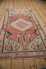 2.5x5.5 Vintage Distressed Oushak Rug Runner // ONH Item 10081 Image 4