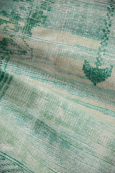 2.5x4.5 Vintage Distressed Overdyed Oushak Rug // ONH Item 10082 Image 7