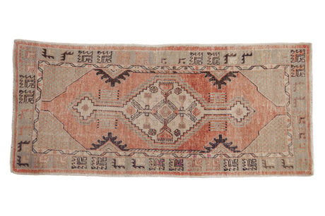 2.5x6 Vintage Distressed Oushak Rug Runner // ONH Item 10083