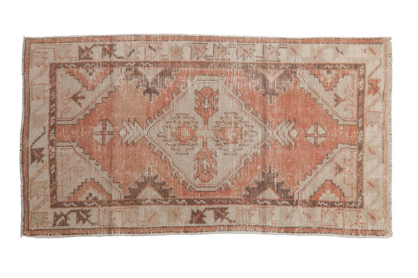 2.5x4.5 Vintage Distressed Oushak Rug // ONH Item 10086