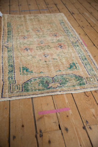 2.5x4.5 Vintage Distressed Oushak Rug // ONH Item 10089 Image 2