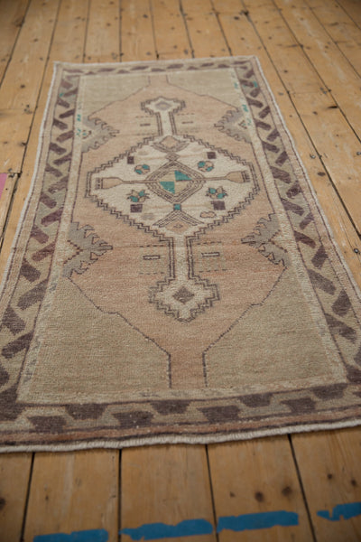2.5x5.5 Vintage Distressed Oushak Rug Runner // ONH Item 10090 Image 4