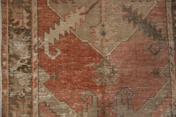 2.5x5 Vintage Distressed Oushak Rug Runner // ONH Item 10095 Image 5