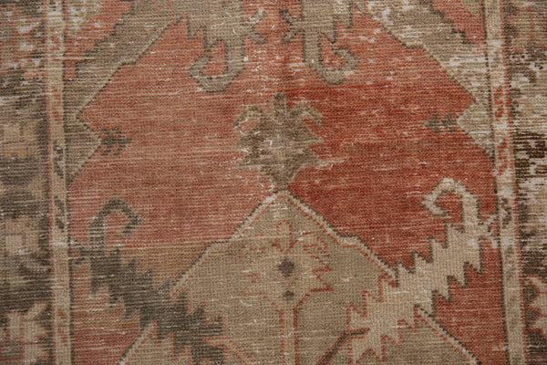 2.5x5 Vintage Distressed Oushak Rug Runner // ONH Item 10095 Image 10