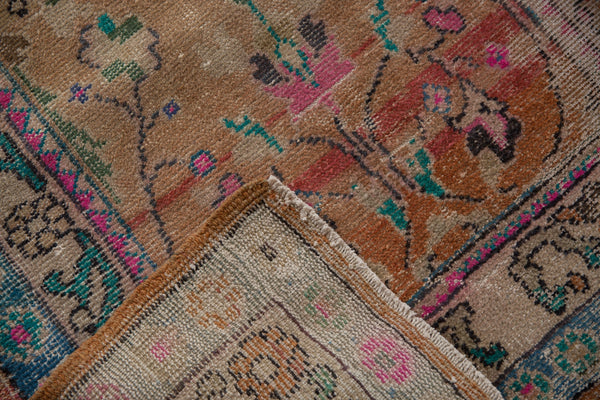 3.5x4.5 Vintage Distressed Oushak Square Rug // ONH Item 10098 Image 7