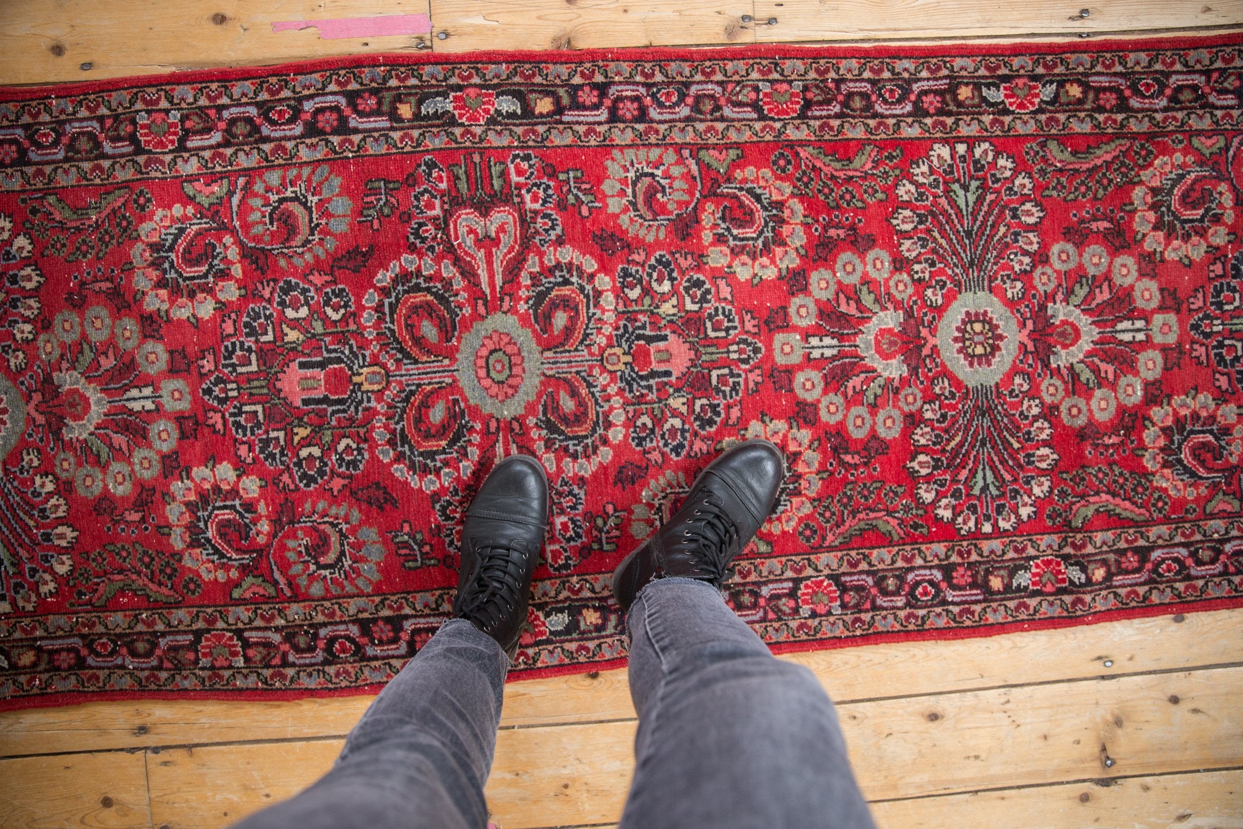 2.5x9 Vintage Dargezine Rug Runner // ONH Item 10101 Image 1