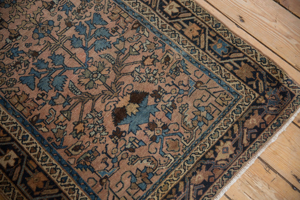 2.5x9.5 Vintage Fine Distressed Lilihan Rug Runner // ONH Item 10102 Image 5