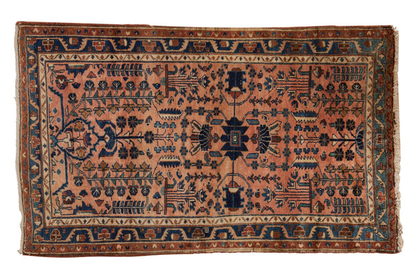 3.5x6 Vintage Distressed Fragment Lilihan Rug // ONH Item 10103