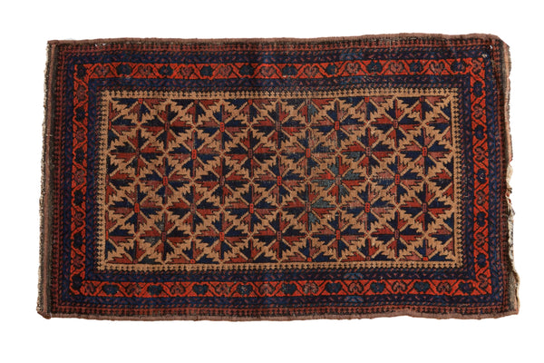 2.5x4.5 Vintage Belouch Rug // ONH Item 10104