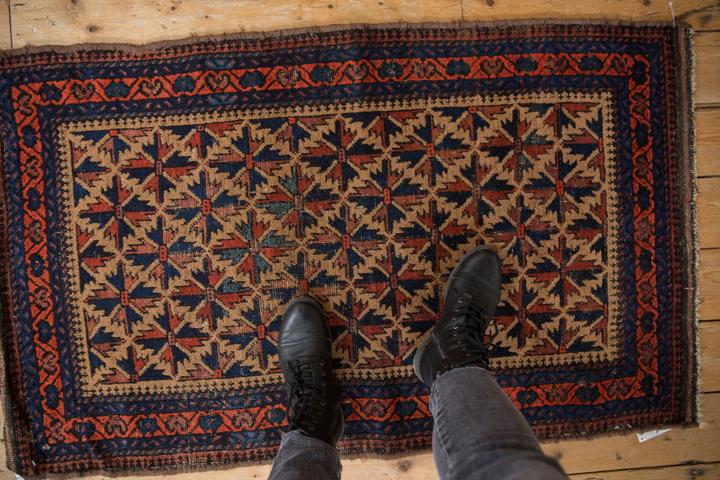 2.5x4.5 Vintage Belouch Rug // ONH Item 10104 Image 1