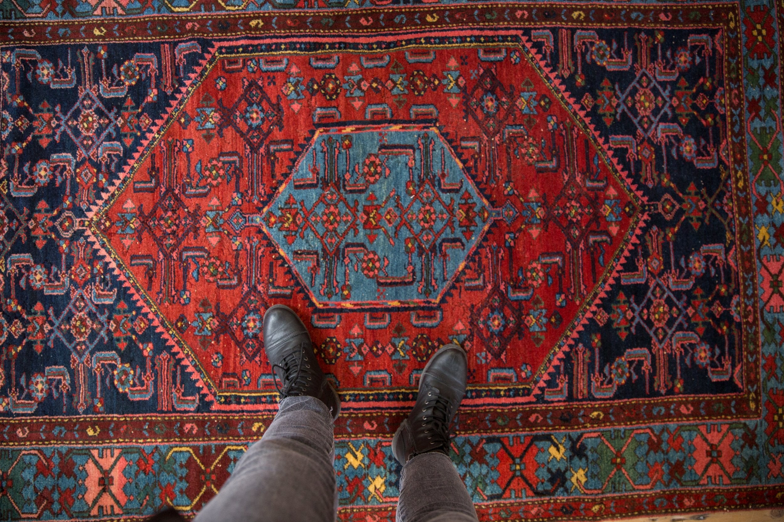 4.5x6.5 Vintage Fine Borchalou Rug // ONH Item 10105 Image 1