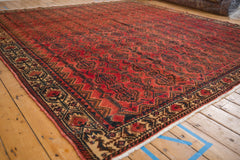 RESERVED 10.5x11 Vintage Distressed Fragment Borchalou Square Carpet // ONH Item 10110 Image 2