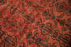 RESERVED 10.5x11 Vintage Distressed Fragment Borchalou Square Carpet // ONH Item 10110 Image 8