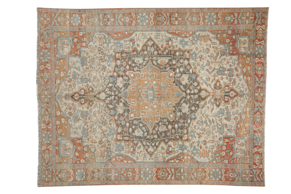 RESERVED 7.5x9.5 Vintage Distressed Malayer Carpet // ONH Item 10118