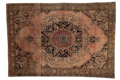 RESERVED 7.5x11 Vintage Distressed Oushak Carpet // ONH Item 10121