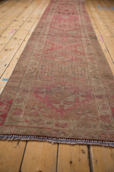 2.5x11.5 Vintage Distressed Oushak Rug Runner // ONH Item 10126 Image 3