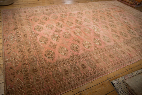 7.5x12 Vintage Distressed Bokhara Carpet // ONH Item 10128 Image 4