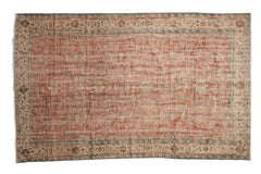 5x8 Vintage Distressed Oushak Carpet // ONH Item 10131