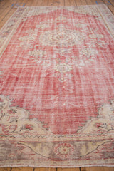 7x11.5 Vintage Distressed Oushak Carpet // ONH Item 10135 Image 4