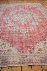 7x11.5 Vintage Distressed Oushak Carpet // ONH Item 10135 Image 6