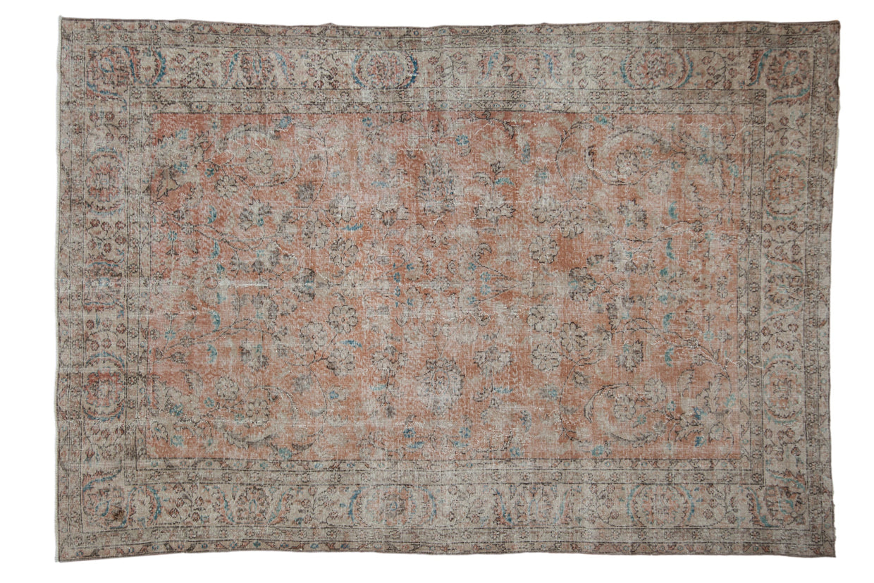 7x10 Vintage Distressed Sparta Carpet // ONH Item 10139