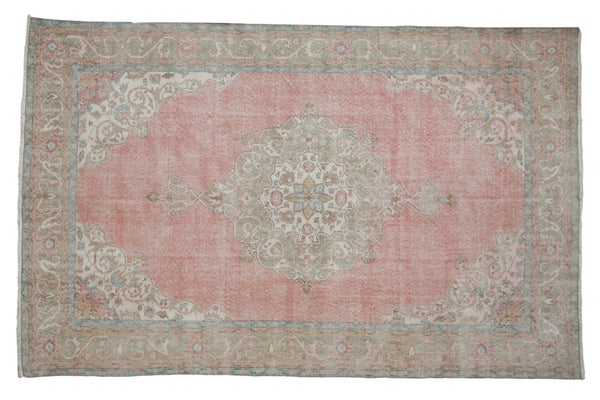 7x10.5 Vintage Distressed Sparta Carpet // ONH Item 10140