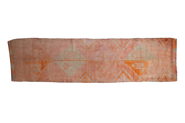 3.5x13 Vintage Distressed Oushak Rug Runner // ONH Item 10143