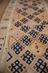 3x11.5 Vintage Distressed Turkish Kurdish Design Rug Runner // ONH Item 10145 Image 3