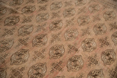 8x10.5 Vintage Distressed Turkmen Carpet // ONH Item 10146 Image 4