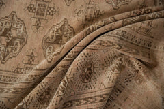 8x10.5 Vintage Distressed Turkmen Carpet // ONH Item 10146 Image 10
