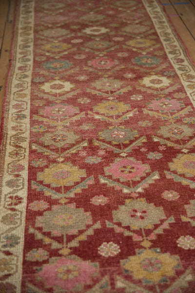 3x11.5 Vintage Distressed Oushak Rug Runner // ONH Item 10147 Image 6
