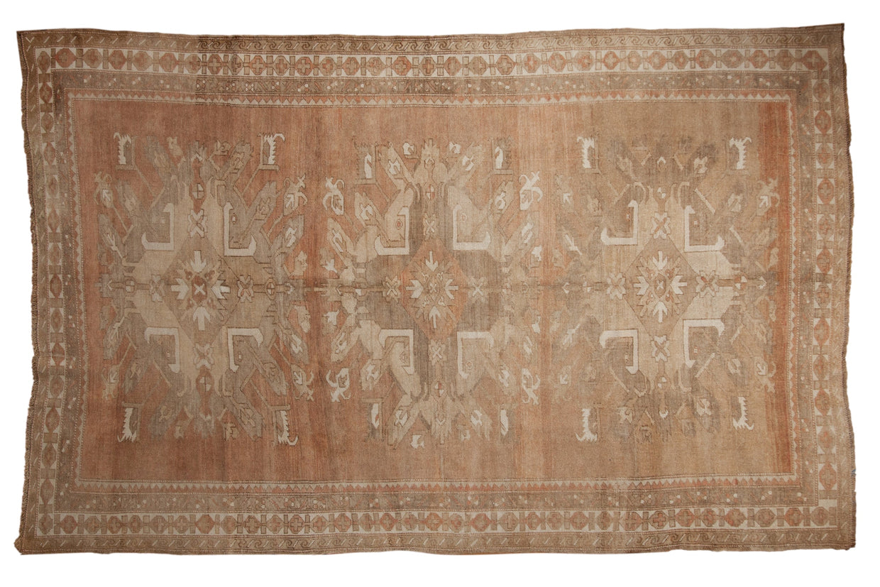 7x11 Vintage Distressed Oushak Carpet // ONH Item 10148