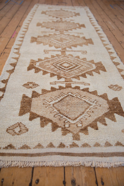 3.5x11 Vintage Distressed Kurd Rug Runner // ONH Item 10150 Image 5