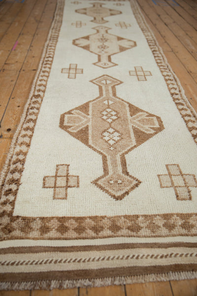 3x13.5 Vintage Distressed Kurd Rug Runner // ONH Item 10154 Image 2