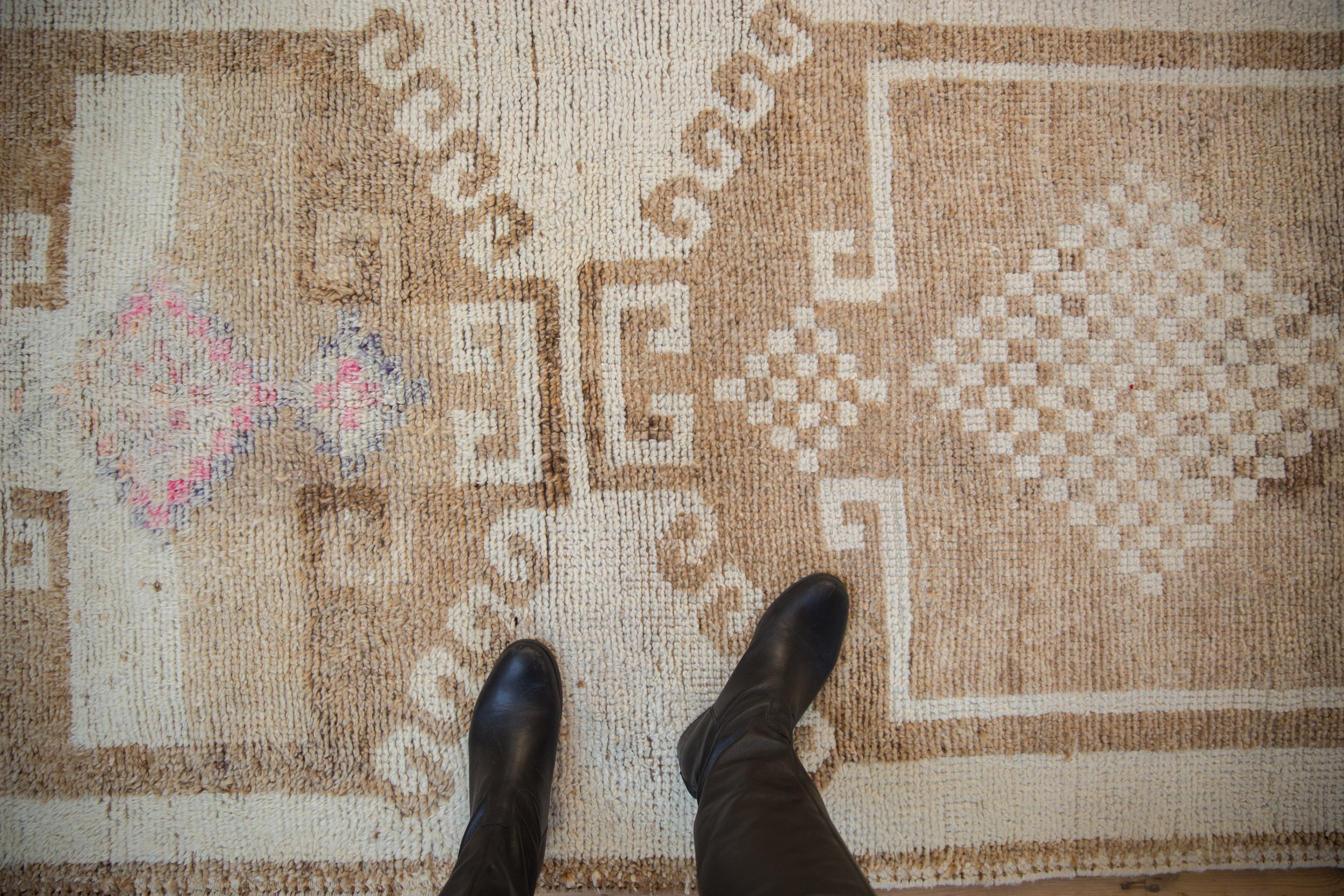 3.5x11 Vintage Distressed Kurd Rug Runner // ONH Item 10158 Image 1