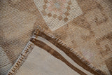 Hand-woven striped foundation and intact side cord selvage of a vintage Kurd runner.