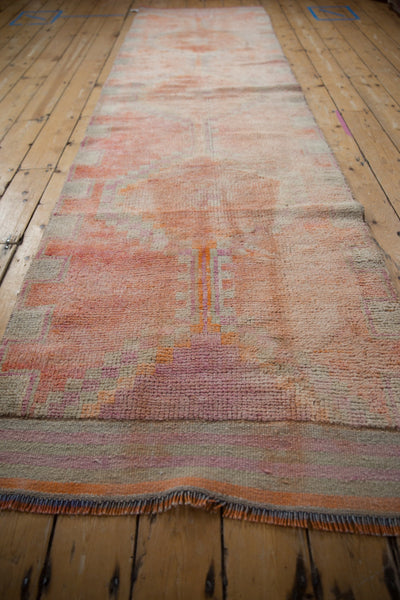 3x11 Vintage Distressed Oushak Rug Runner // ONH Item 10161 Image 6