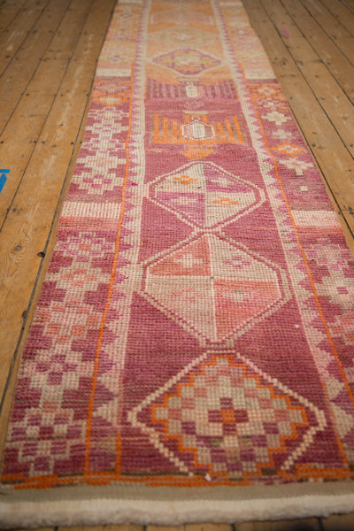 2.5x14 Vintage Distressed Oushak Rug Runner // ONH Item 10163 Image 2