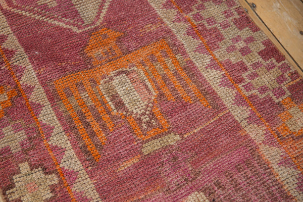 2.5x14 Vintage Distressed Oushak Rug Runner // ONH Item 10163 Image 8