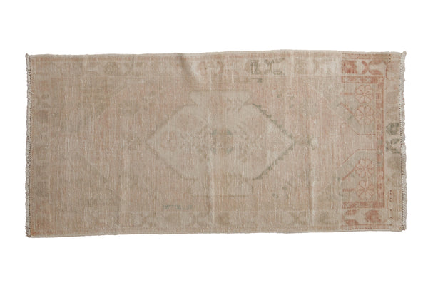 2.5x5 Vintage Distressed Oushak Rug Runner // ONH Item 10168