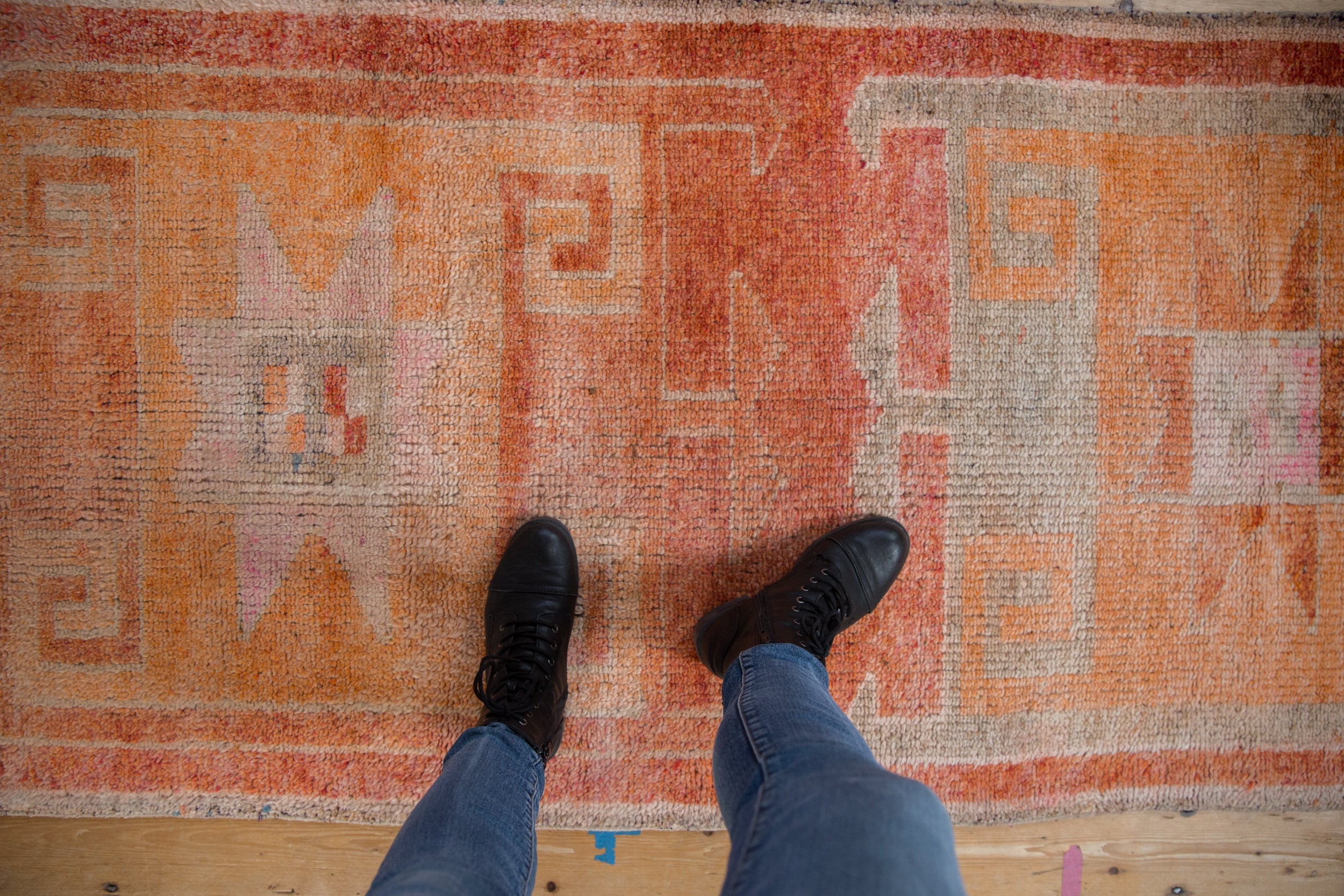 3x12 Vintage Distressed Oushak Rug Runner // ONH Item 10184 Image 1